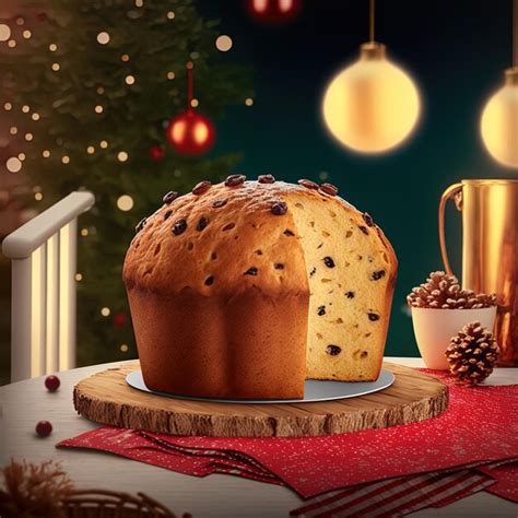 Premium Photo Panettone Is The Traditional Italian Dessert For Christmas