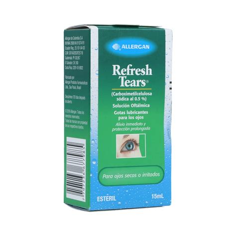 Refresh Tears Soluci N Oft Lmica Cruz Verde