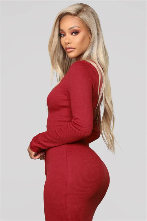 Show Some Sass Sweater Dress Red Fashion Nova