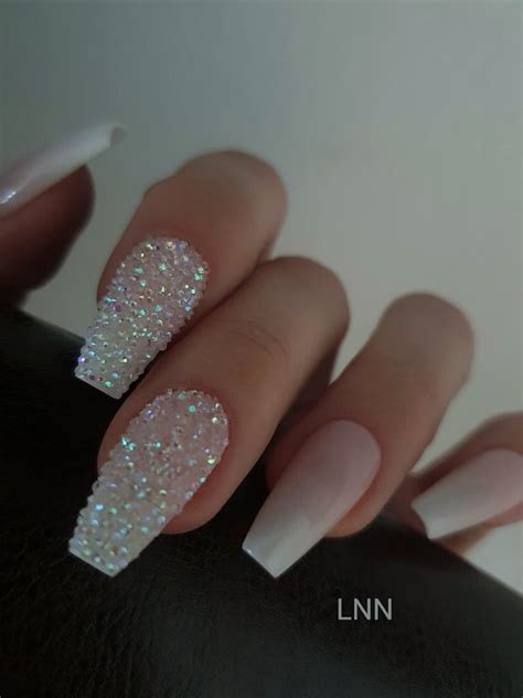 Chi M Ng Ng M U Ombre Nails With Diamonds C Y U Th Ch Nh T