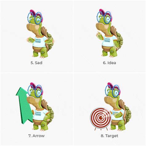 Funny Turtle Animated GIfs Collection | GraphicMama