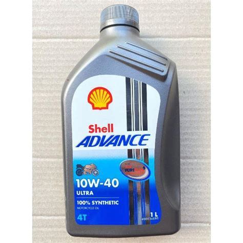 Authentic Shell Advance 4T Ultra 10W 40 1 Liter Led Car Lazada PH