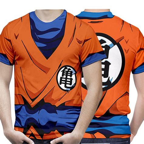 Camisa Camiseta De Uniforme Goku Dragonball Z Gt D Unissex Shopee Brasil