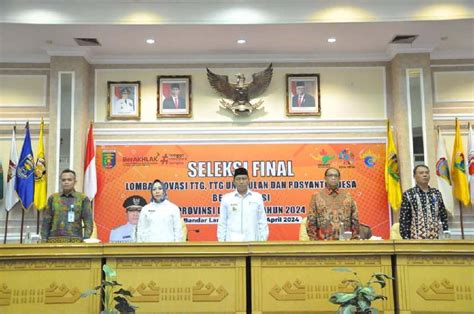 Pemprov Lampung Gelar Seleksi Final Lomba Inovasi TTG Unggulan Dan