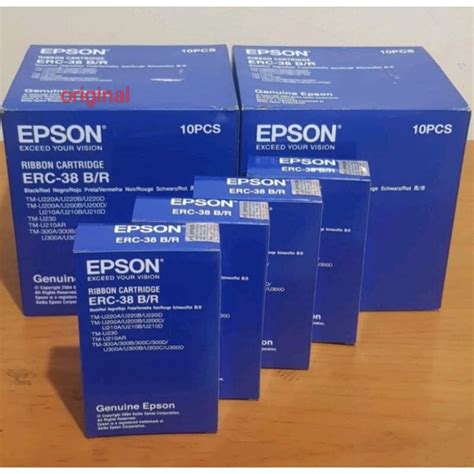 Jual Ribbon Cartridge Pita Epson Erc B Original Black Shopee Indonesia