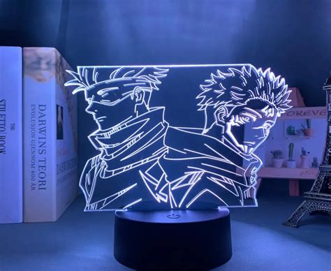 Anime Lamp Satoru Gojo Jujutsu Kaisen LED Night Light Yuji Itadori Für