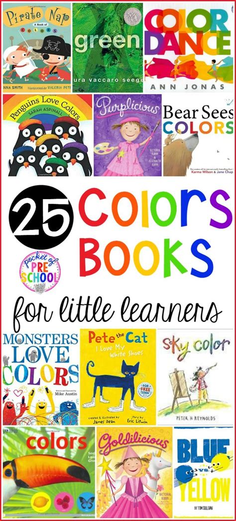 25 Color Books For Little Learners Preschool Colors Preschool Color Activities Preschool