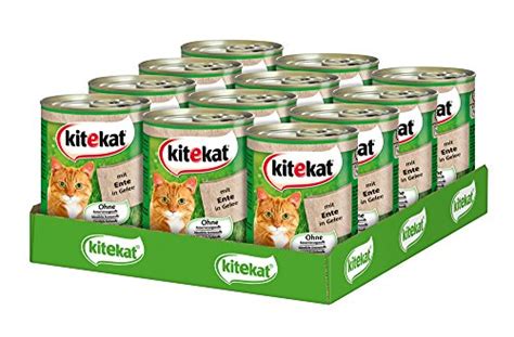 Kitekat Katzenfutter Nassfutter Rind In Sauce 12 Dosen 12 X 400g