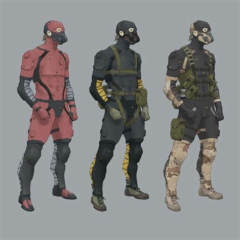 A J Trahan Metal Gear Online Metal Gear Concept Art Characters