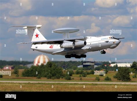 Beriev A-50U AWACS of the Russian Air Force taking off Stock Photo - Alamy