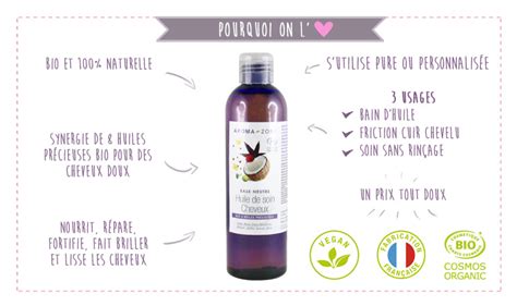 Huile De Soin Cheveux Bio Aroma Zone