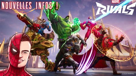 Marvel Rivals Nouvelles infos Skins Compétences des héros