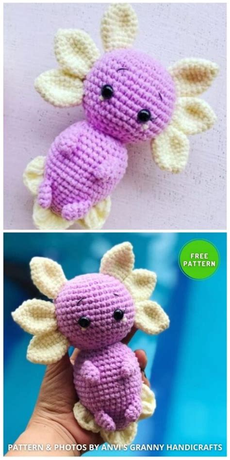 8 Lovable Crochet Amigurumi Axolotl Patterns Crafting Happiness