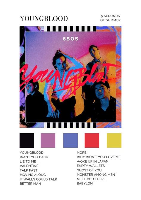 Youngblood Album Cover - 5 Seconds of Summer