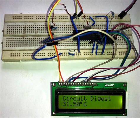 Digital Thermometer Using A Pic Microcontroller And Ds B Change