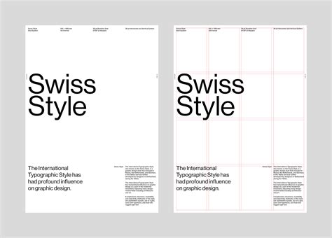 Swiss Style A0 Poster Grid System For InDesign Behance