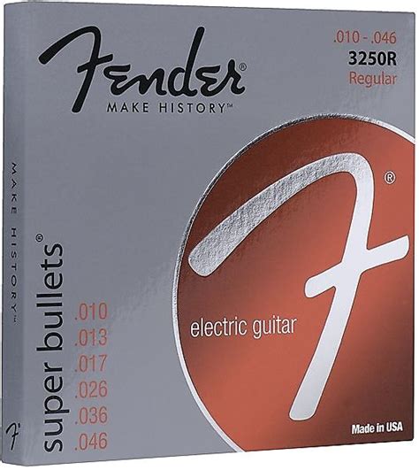 Fender Super Bullet Strings Nickel Plated Steel Reverb Deutschland