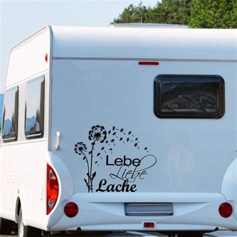 Pegatina Promotion Wohnmobil Wohnwagen Aufkleber Pusteblume Mit Spruch