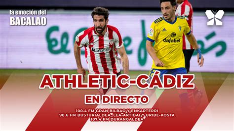 Athletic Cádiz en directo con La Emoción del Bacalao