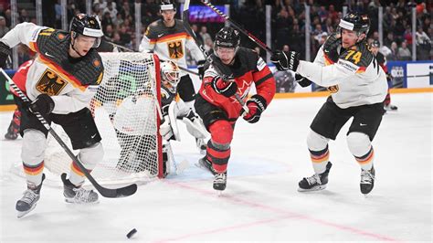 Eishockey WM 2023 Deutschland unterliegt im Finale Kanada nach großem