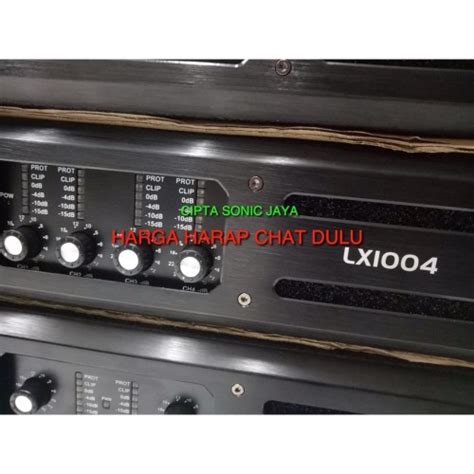 Jual Power Amplifier Wisdom Canel Lx Profesional Baru Original