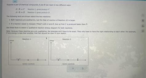 Solved Suppose A Pair Of Chemical Compounds A And B Can Chegg