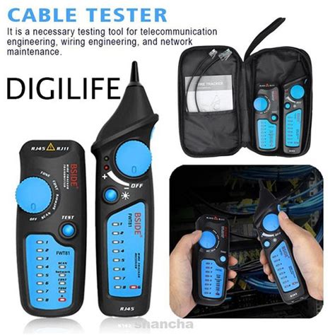 Jual BSIDE FWT81 Cable Tracker Network Wire Tester LAN Kabel Finder