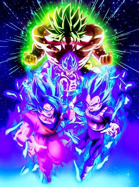 Gogeta Blue Vs Broly Wallpaper