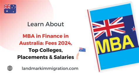 Mba In Finance In Australia Top Colleges Placements And Salaries