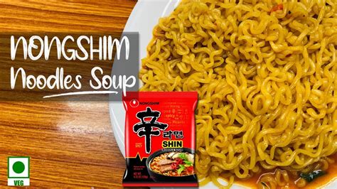 Nongshim Shin Ramyun Gourmet Spicy Noodle Soup Review Recipe YouTube