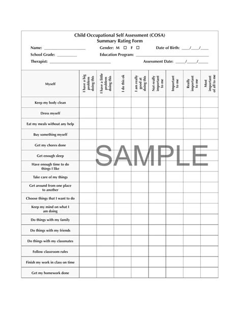 Self Assessment Form ≡ Fill Out Printable Pdf Forms Online