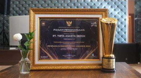 Pt Tirta Asasta Depok Kembali Raih Juara Bumd Air Minum Terbaik