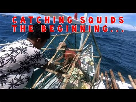 VLOG 059 Day 1 Casting Bobo Squid Traps Ang Paghulog Namin Ng Squid