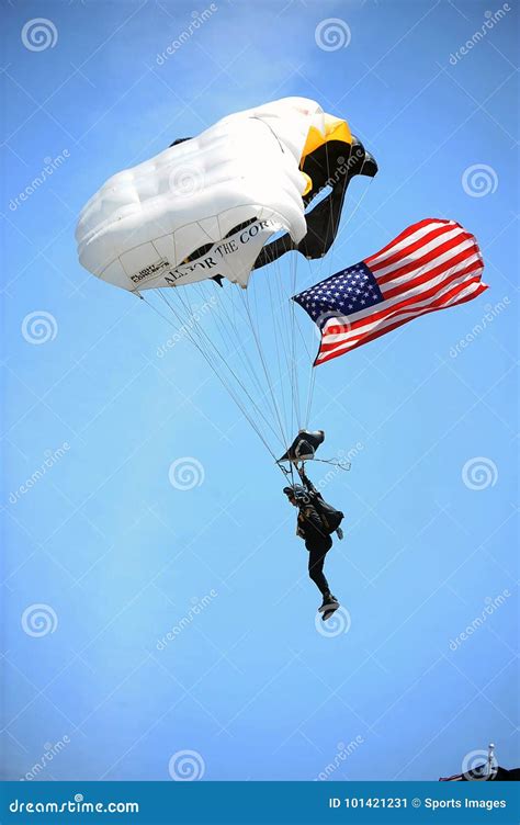 Airbone Jumpers From The Us Army Editorial Photo Image Of Military