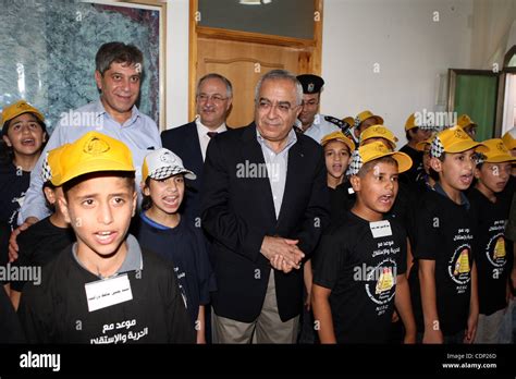 Palestinian Prime Minister, Salam Fayyad attends the opening ...