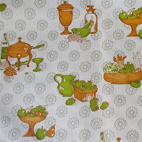 Retro 1970s Kitchen Wallpaper Sample Set Kitchen Theme Vinyl | Etsy