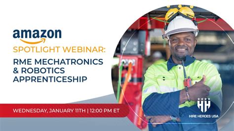 Amazon Spotlight Webinar Rme Mechatronics And Robotics Apprenticeship