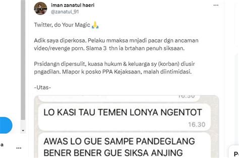 Anak Mantan Pejabat Perkosa Ancam Sebar Video Revenge Porn Mahasiswi Pandeglang Agar Tak