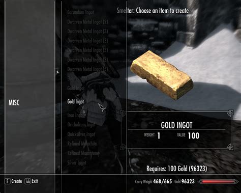 Skyrim Gold Ingot : The item id for gold ingot in skyrim (steam, pc ...