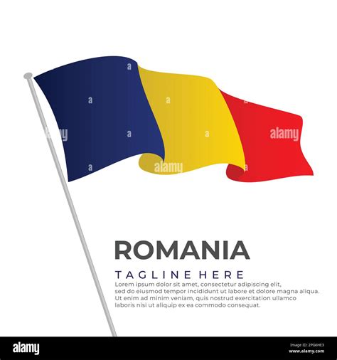 Template vector Romania flag modern design. Vector illustration Stock Vector Image & Art - Alamy