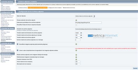 Guías SMF cómo cambiar configuración de archivos adjuntos en SMF