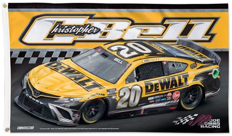 Christopher Bell Dewalt Toyota 20 Official Nascar Deluxe Edition 3x5