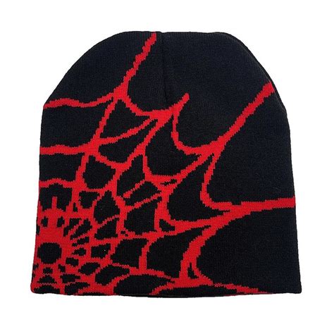 Diskebuiss Y K Beanie Spider Web Beanie Women Mens Knit Spider Web