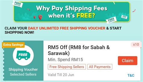 Shopee Begins Offering Better Free Shipping Vouchers Quota Refreshes