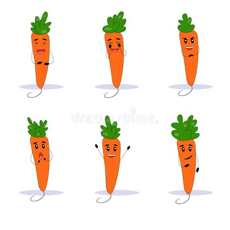 Carrots Faces Stock Illustrations 53 Carrots Faces Stock