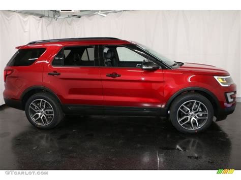 2017 Ruby Red Ford Explorer Sport 4WD 119134294 GTCarLot Car