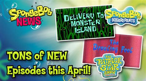 New Spongebob And The Patrick Star Show Episodes In April 2023