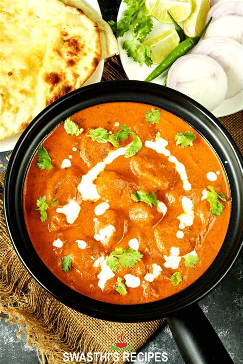 Chicken Butter Masala Recipe Swasthi S Recipes