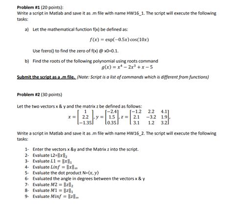 Anonymous Function Matlab Chegg