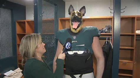 Embracing 'underdog' status, Philadelphia Eagles players wear dog masks ...